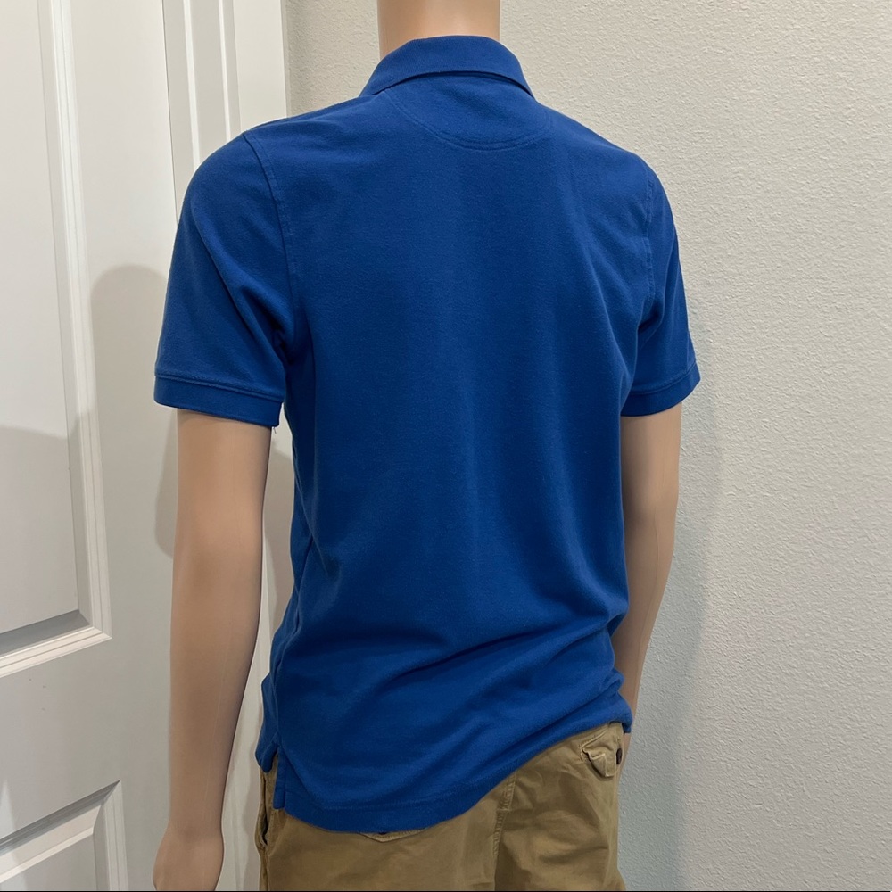 Croft & Barrow Easy Care Cotton/Poly Blend Classic Polo Shirt, Blue - Picture 4 of 8
